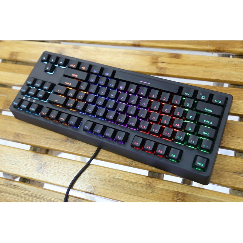 [OUTEMU] Bàn Phím Cơ E-Dra EK387 Đèn Led Rainbow 6 Màu (OUTEMU Switch, Chống Nước) - BH 2 Năm Chính Hãng