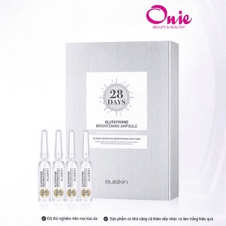 Tinh Chất Dưỡng Trắng Da Sau 28 Ngày Suiskin Glutathione Brightening Ampoule mẫu mới