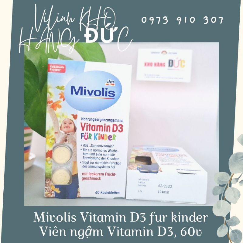 Vitamin D3 for kid Mivolis Đức
