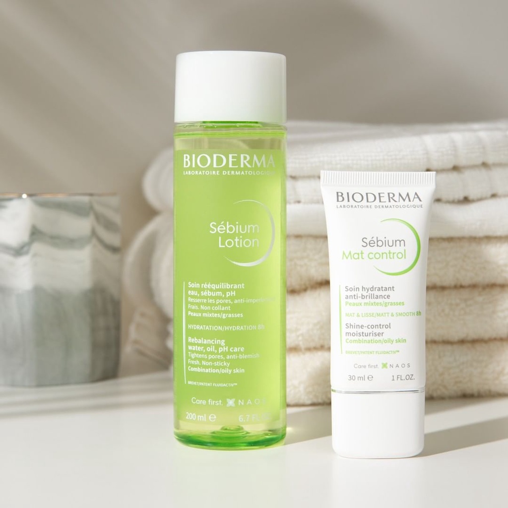 Dung dịch cân bằng Bioderma Sébium Lotion 200ml cho da hỗn hợp và da dầu