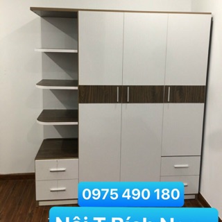 Tủ nhựa đài loan 3 cánh kèm kệ BN3.45