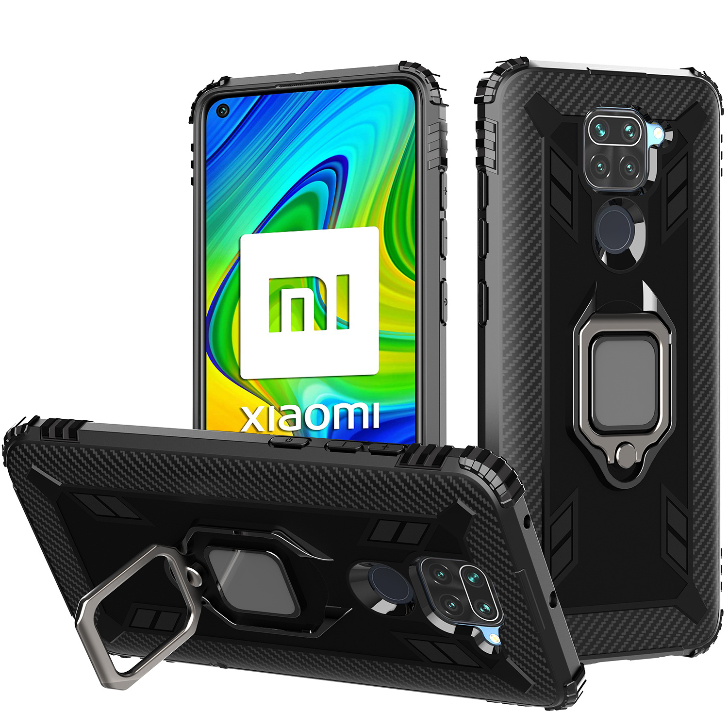 Ốp Lưng Bảo Vệ Chống Sốc 3c Có Nam Châm Cho Redmi Note 9 Redmi 10x 4g | BigBuy360 - bigbuy360.vn