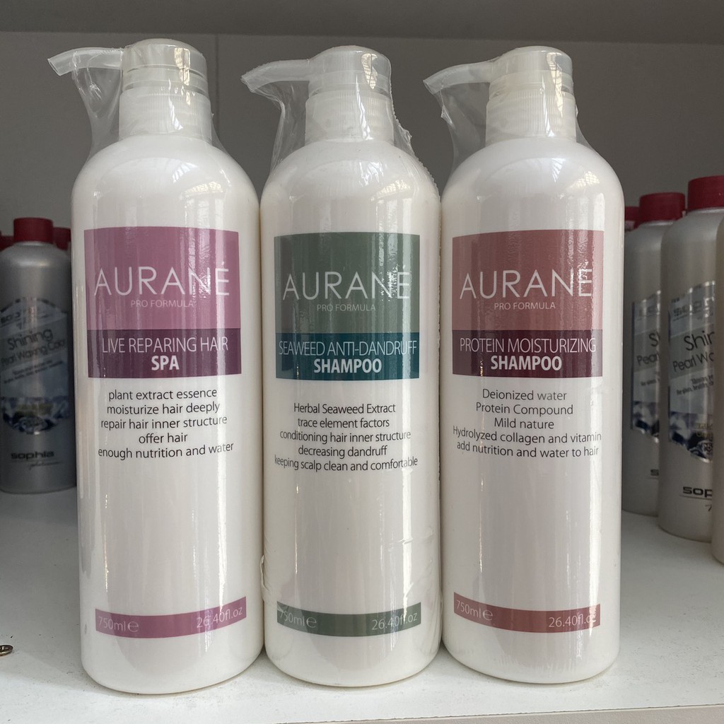 Dầu ngâm tóc phục hồi siêu mượt Aurane Live Reparing Hair Spa 750ml