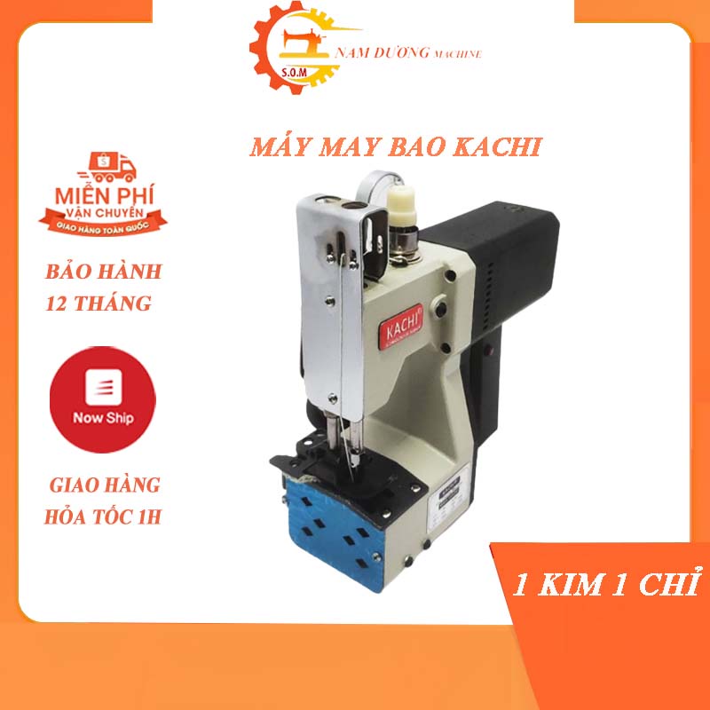 Máy may bao cầm tay KACHI Đài Loan &gt; Máy khâu bao Kachi KC9-200 &gt; Máy siêu bền thiết kế nhỏ gọn &gt; May được các loại bao