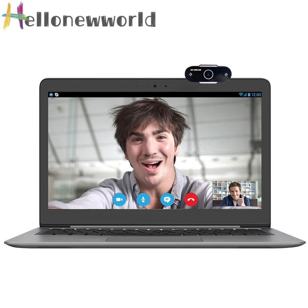 Hellonewworld 720P HD USB 2.0 A Web Camera Live Video Online Microphone Computer PC Webcam