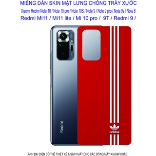 Miếng Dán Skin 3D Xiaomi Redmi note 10 / note 10pro / note 10s/ note 9/ note 9pro/ note 8/ mi 11/ mi 11lite/ mi 10pro...