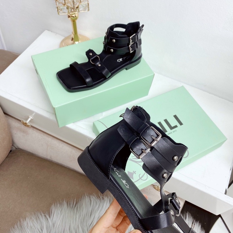 Sandal Kali tán đinh cao cổ siêu chất