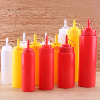 Clear bình nhựa đựng nước sốt mayo dung tích 8-24oz