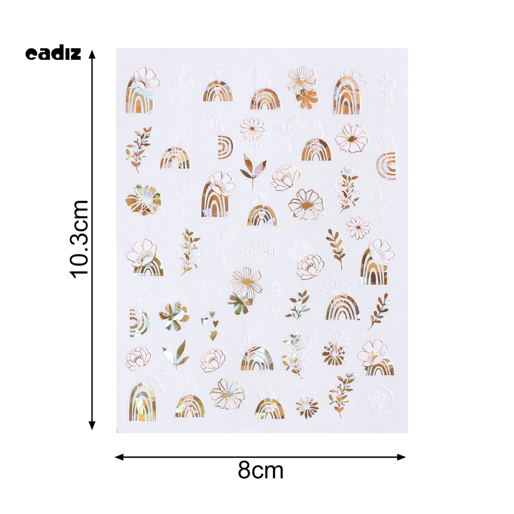 [Hàng mới về] Miếng dán trang trí móng tay long lanh nhẹ hợp thời trang