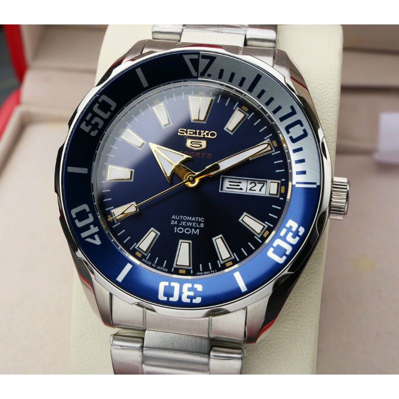 Đồng hồ nam seiko 5 sport srpc51k1 màu xanh