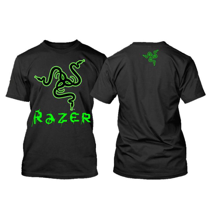 Áo thun Razer CSGO Counter-Strike Cotton Vòng cổ Áo thun Razer Áo ngắn tay mùa hè