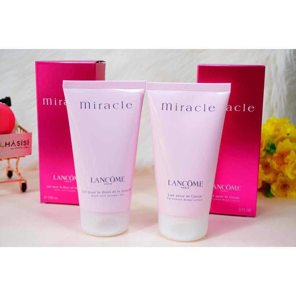 BỘ SỮA TẮM VÀ DƯỠNG THỂ LANCOME MIRACLE NHẬP KHẨU CHÍNH HÃNG - 4970