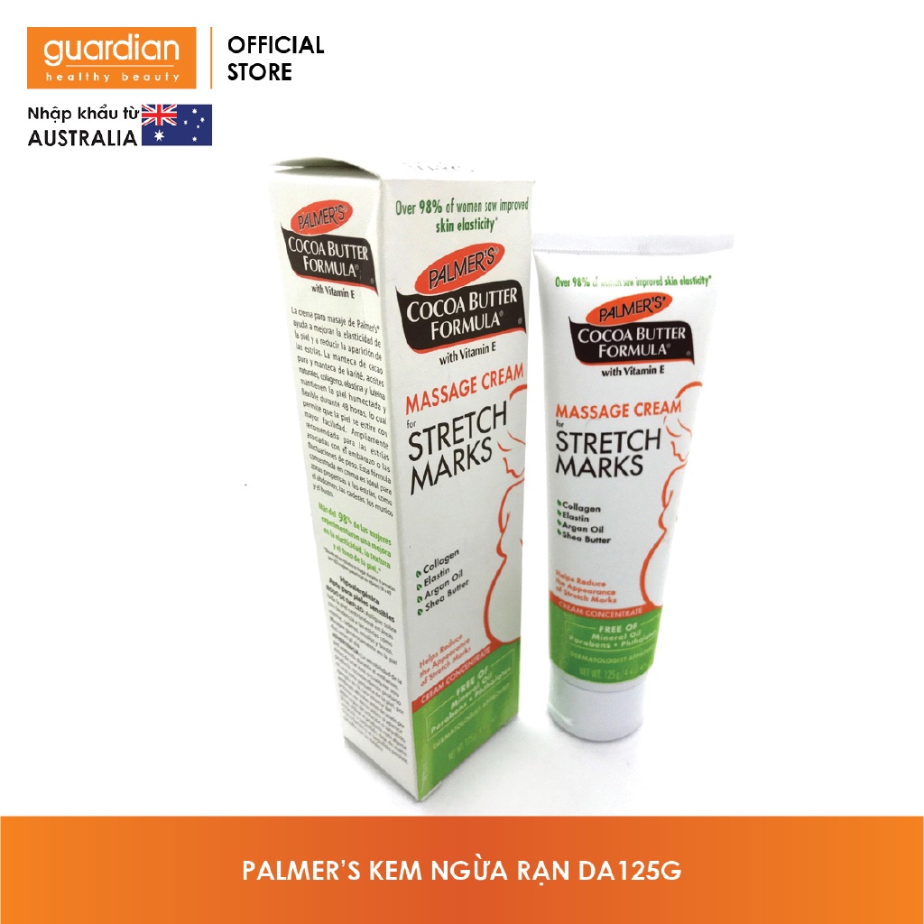 Kem ngăn ngừa &amp; giảm rạn da Cocoa Butter Formula Massage Cream For Stretch Marks - Palmer's (125g)