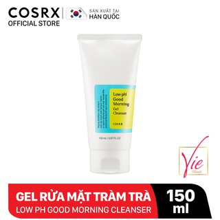 Sữa Rửa Mặt Cosrx Low pH Good Morning Gel Cleanser - Gel rửa mặt Cosrx tràm trà dịu nhẹ 150ml