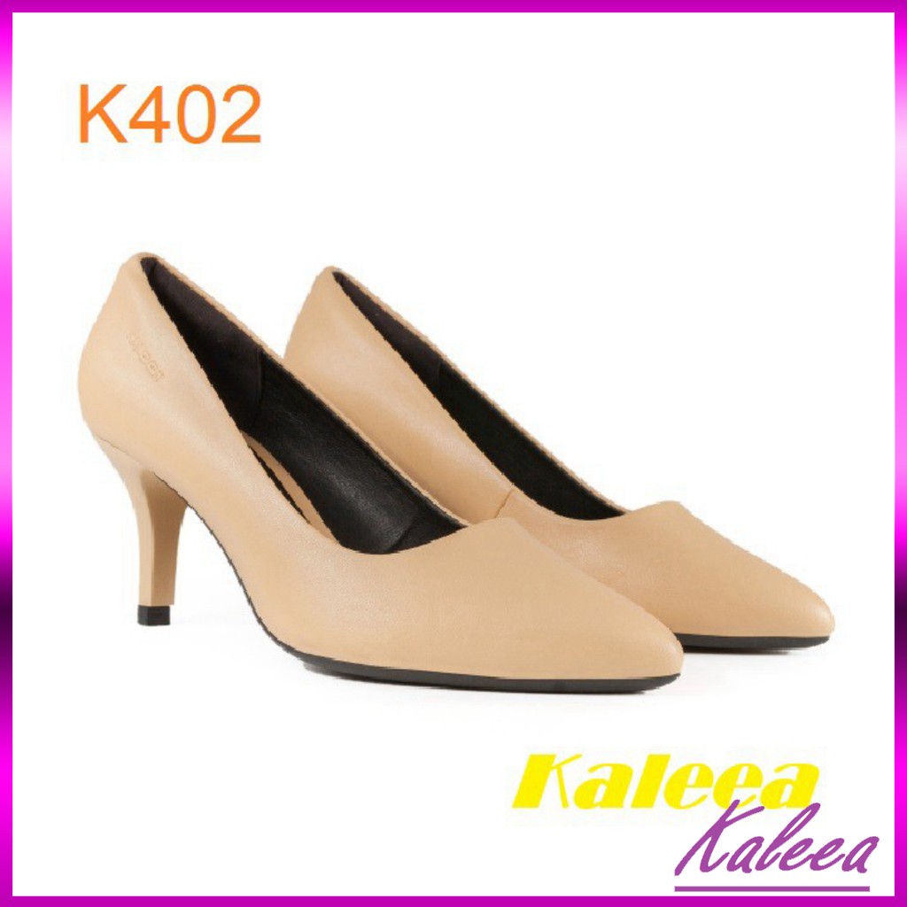 HOT 2021 Giày cao gót - Kaleea K402 - Giày cao gót nữ cao cấp, da lì , đế trụ 6p -LV
