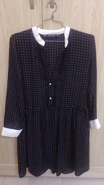 Váy Zara chấm bi chính hãng size S pass - Hàng có sẵn