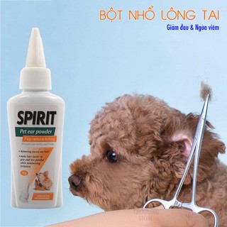 (SPIRIT - 50GR) Bột nhổ lông tai chó mèo ngừa viêm hiệu quả - Grooming Store