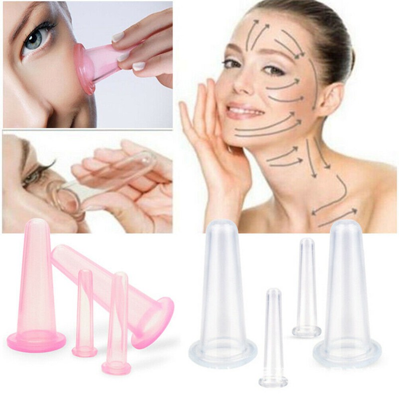 (Hàng Mới Về) Cốc Giác Hơi Cho Da Mặt Bằng Silicone Tự Nhiên