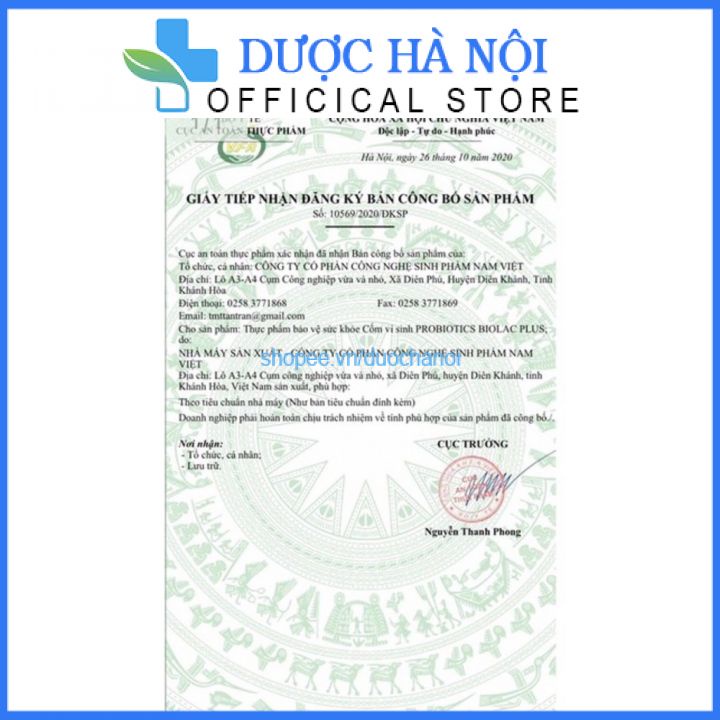 Men tiêu hóa Biolac Plus tăng cường hệ tiêu hóa , giảm đau bụng đầy hơi hộp 100 viên