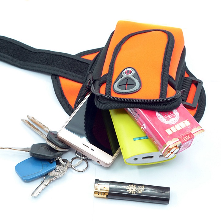 Túi Đựng Điện Thoại Đeo Tay Chạy Bộ Có Lỗ Tai Nghe, Đai Đeo Chạy Bộ Quấn Bắp Tay Chống Sốc Tiện Lợi Chơi Thể Thao