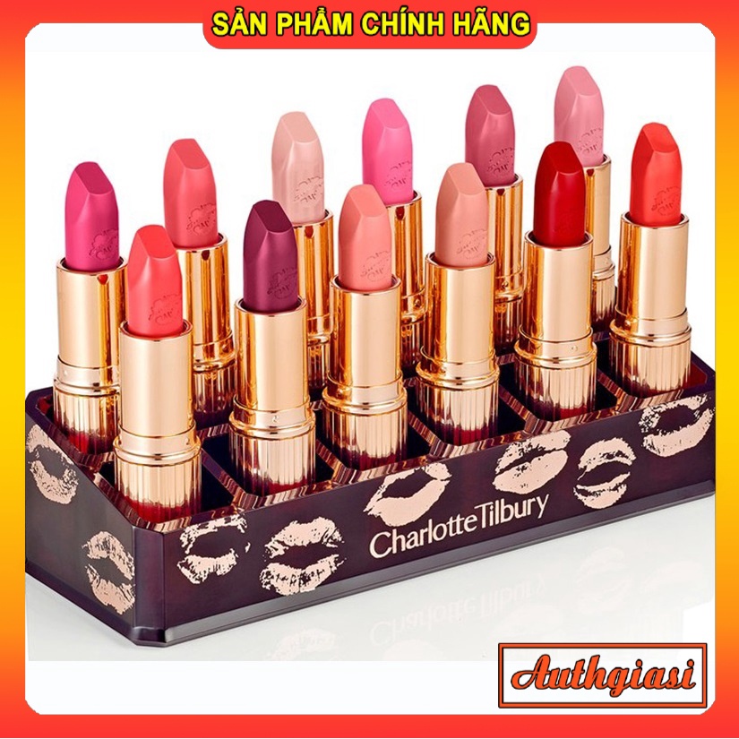 Son lì siêu đẹp Charlotte Tilbury The Queen, Tell Laura, Bond Girl, Red Carpet Red, Lost Cherry, Sexy Sienna (High-end)