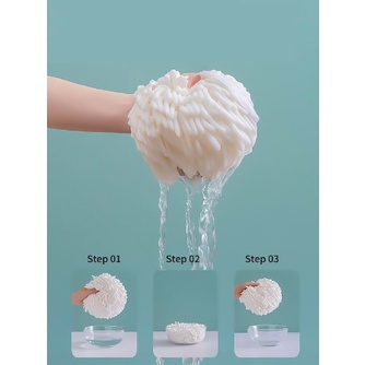 Khăn Lau Tay Quả Bông Tròn, Bông Lau Tay Thấm Hút Tốt