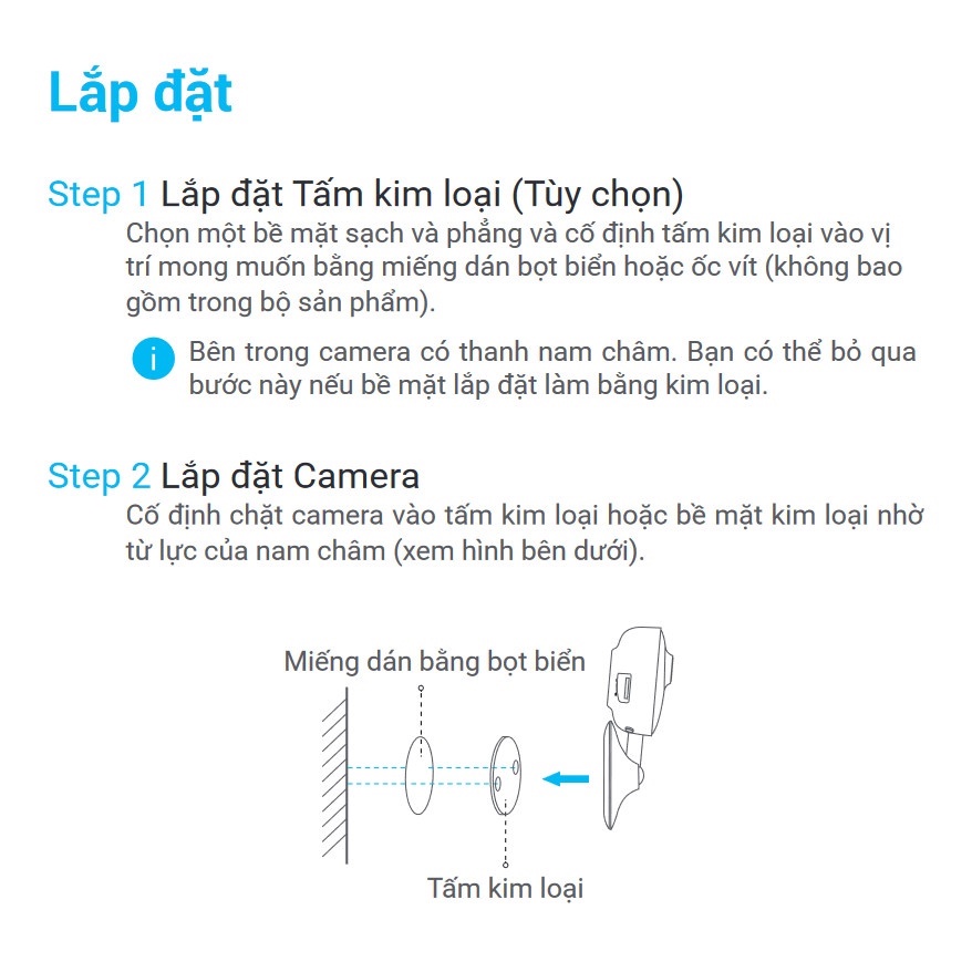 CHÂN ĐẾ CHO CAMERA EZVIZ