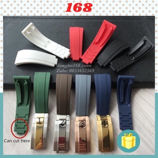 Dây đồng hồ, rolex, dây cao su, dây silicon, mềm mại, êm tay - kính mắt 168