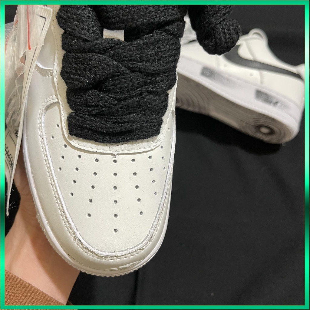 Giày Thể Thao 𝗔𝗙𝟭 Trắng Hoa Cúc Paranoise 2.0 Tróc Sơn - Giày Sneaker AF1 Trắng Hoa Cúc Nam Nữ Cao Cấp Full Box