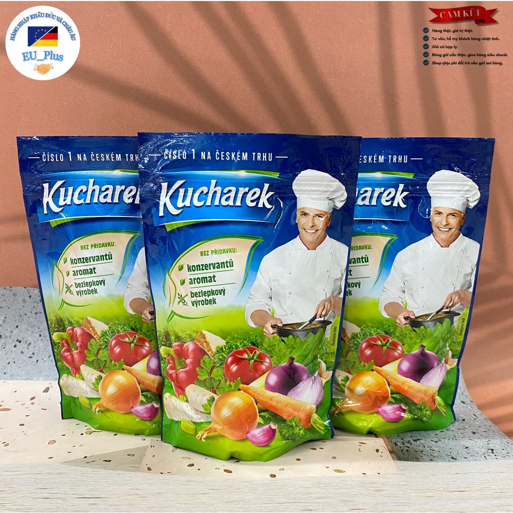 Hạt nêm rau củ hữu cơ Kucharek 200g - Đức - cho người ăn chay/ cho bé