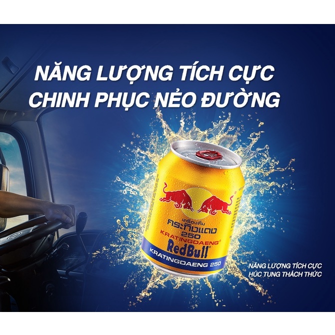 Nước tăng lực RedBull Thái lon 250ml - hàng Thái Lan 100%