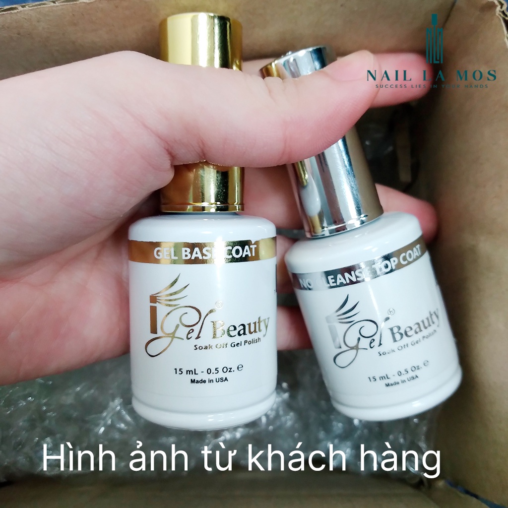 Base top Igel nhập khẩu Mỹ chính hãng  - Sơn gel liên kết và top phủ bóng cao cấp tiêu chuẩn USA