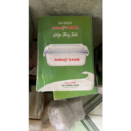 Hộp thủy tinh có nắp Anlene cao cấp