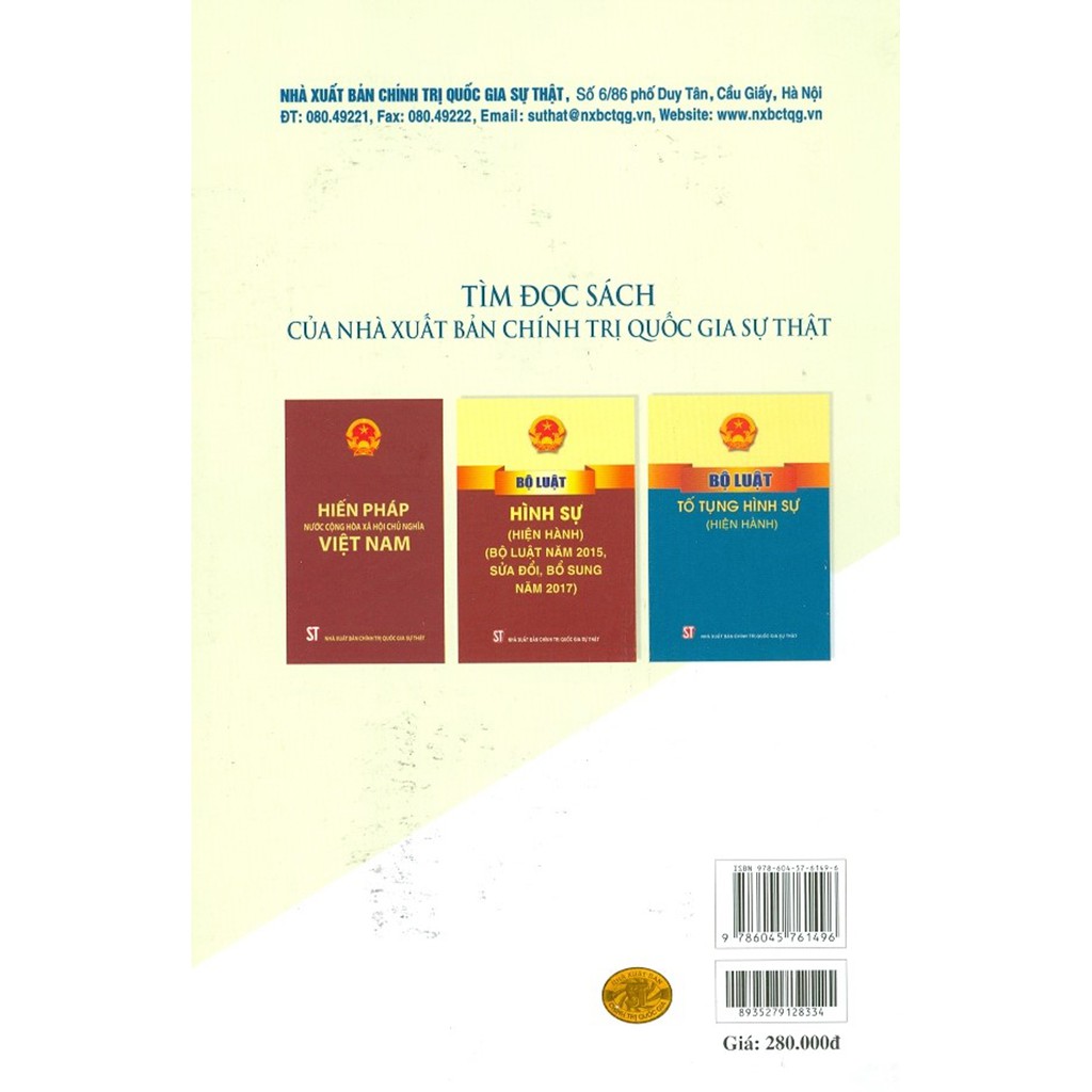 Sách - 75 Năm Hình Thành, Phát Triển Của Hệ Thống Pháp Luật Hình Sự Việt Nam... (1945-2020) (Sách Chuyên Khảo) | BigBuy360 - bigbuy360.vn