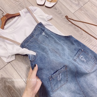 Set áo phông + yếm bò