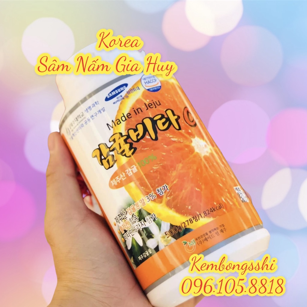 [DATE MỚI NHẤT] [HỘP TO 500gr] Viên Ngậm VITAMIN C JEJU Hàn Quốc | BigBuy360 - bigbuy360.vn