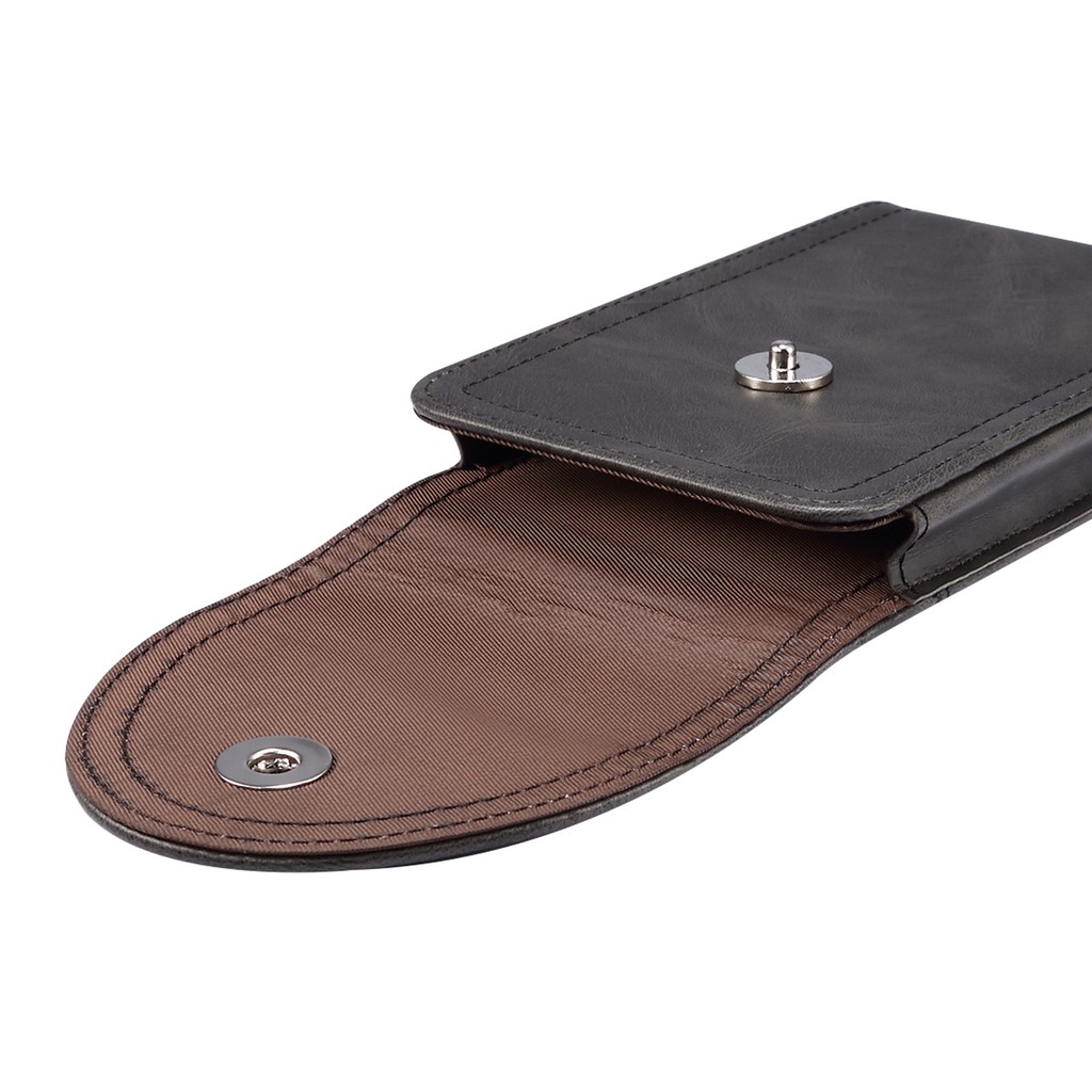 Da siêu mỏng túi đeo thắt lưng đựng điện thoại