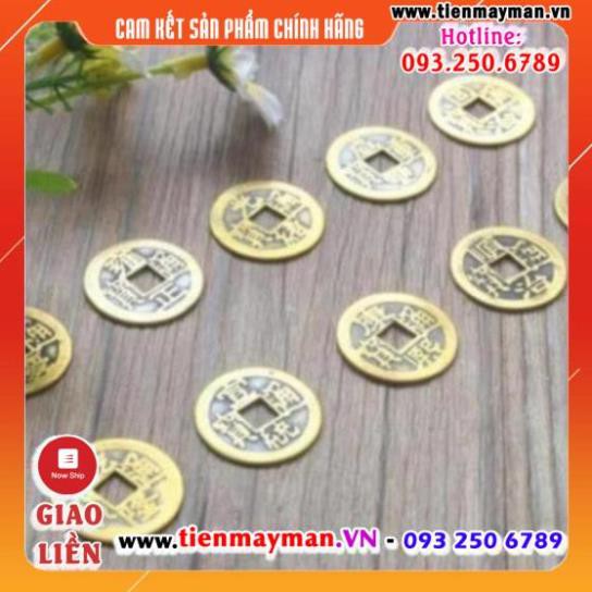 Bộ 20 đồng xu phong thủy may mắn tài lộc đồng nguyên chất