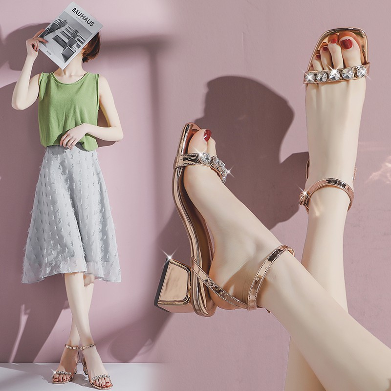 Sandal đính đá thời trang - G095