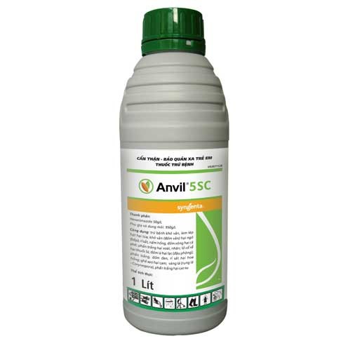 Anvil sản phẩm trị bệnh cho cây trồng  chai 1 lít - Anlvin hexconazole 5sc fungicide 1 litters