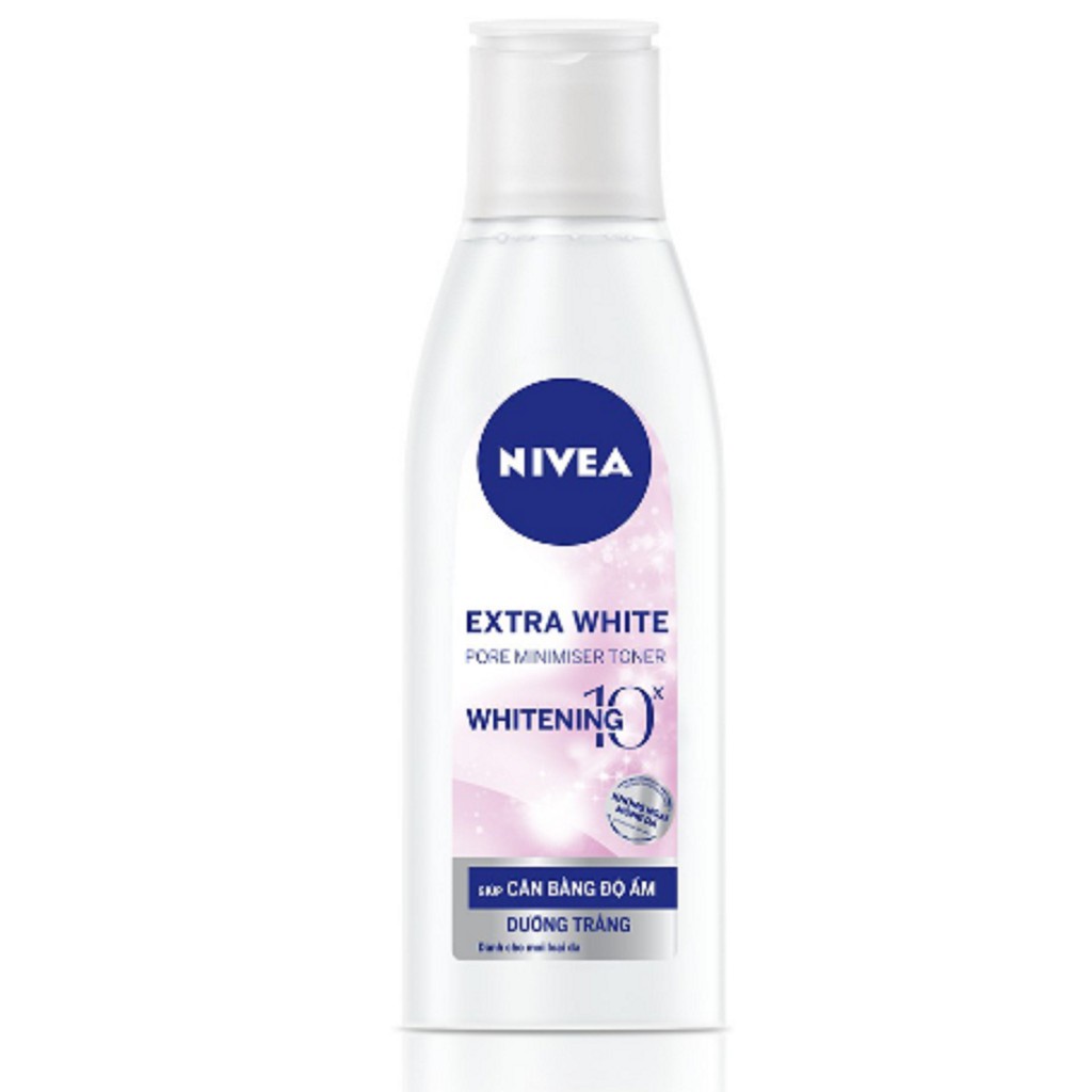 Nước hoa hồng Nivea giúp dưỡng trắng da &amp; se khít lỗ chân lông (200ml)