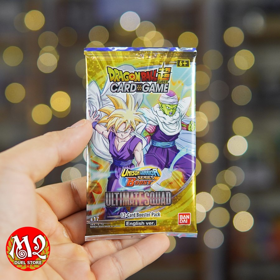 Gói thẻ bài Dragon Ball Super: Unison Warrior ULTIMATE SQUAD - 12 lá bài - Giao pack hình ngẫu nhiên - Nhập khẩu USA