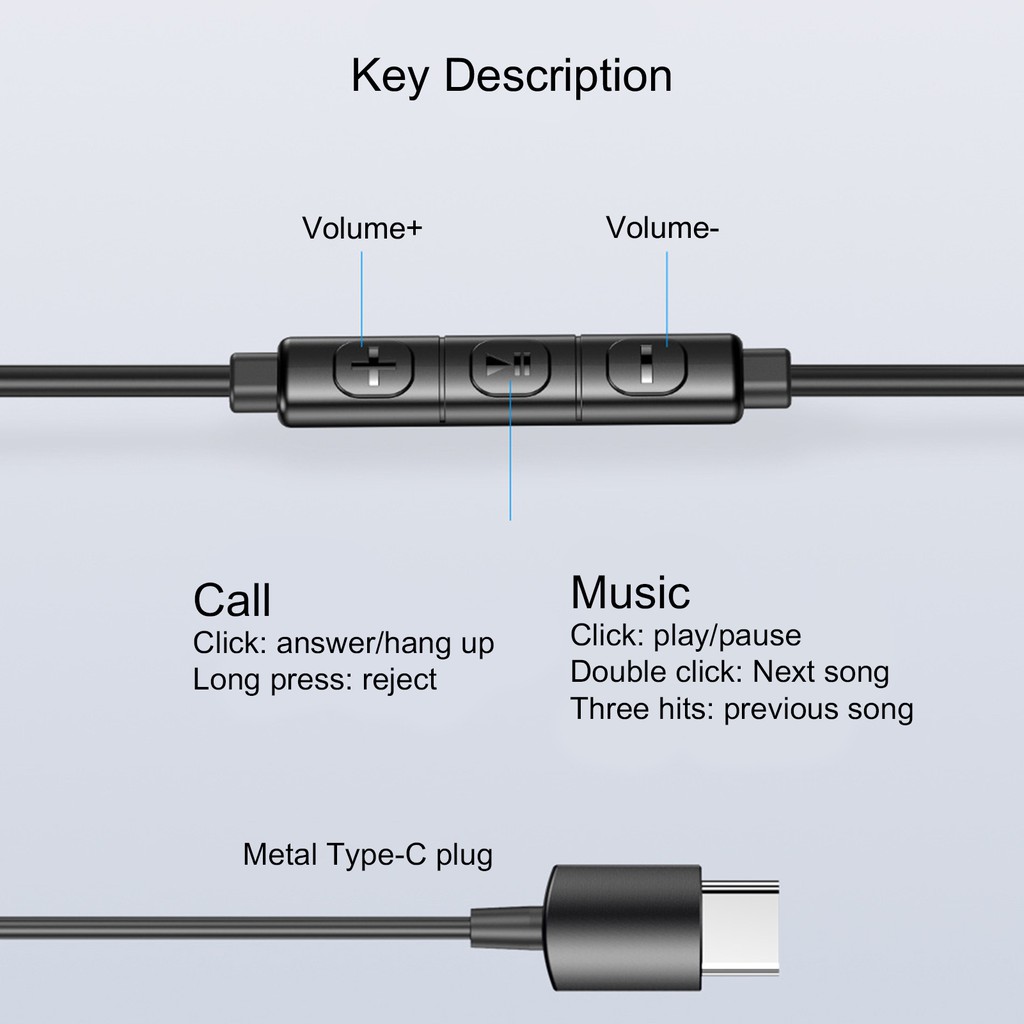 Tai Nghe Nhét Tai Hel + Tc-1 Có Mic Chống Ồn Âm Thanh Stereo Sống Động