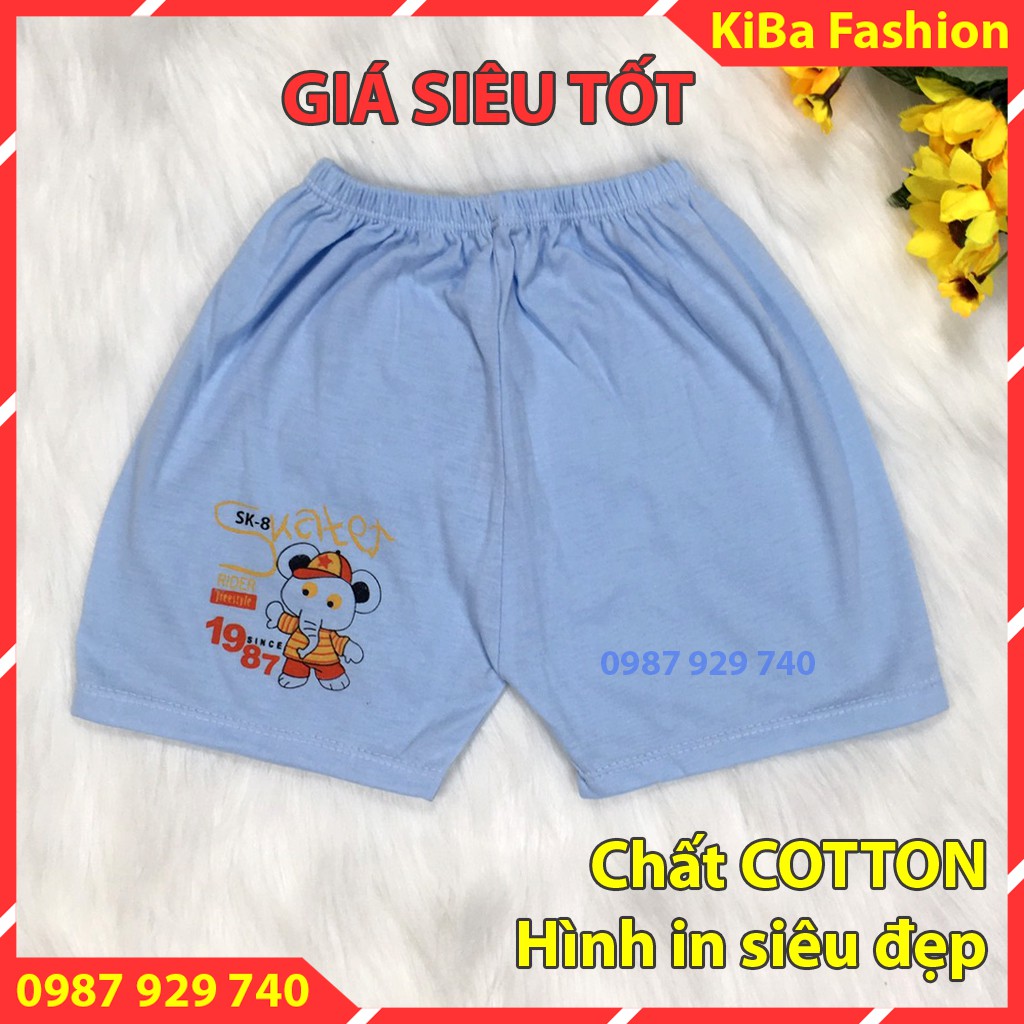 COMBO 20 QUẦN ĐÙI 100% COTTON cho bé trai bé gái từ 3-12kg QĐCKF KIBA Fashion