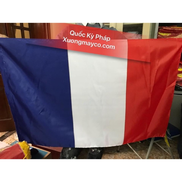 Cờ quốc kỳ Pháp 80x120cm