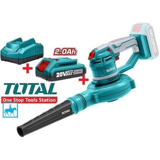 Máy Thổi Bụi Thổi Hơi Dùng Pin Sạc 20V 2.0Ah Đế Sạc Nhanh TOTAL TABLI2001 TFBLI2001 TFCLI2001