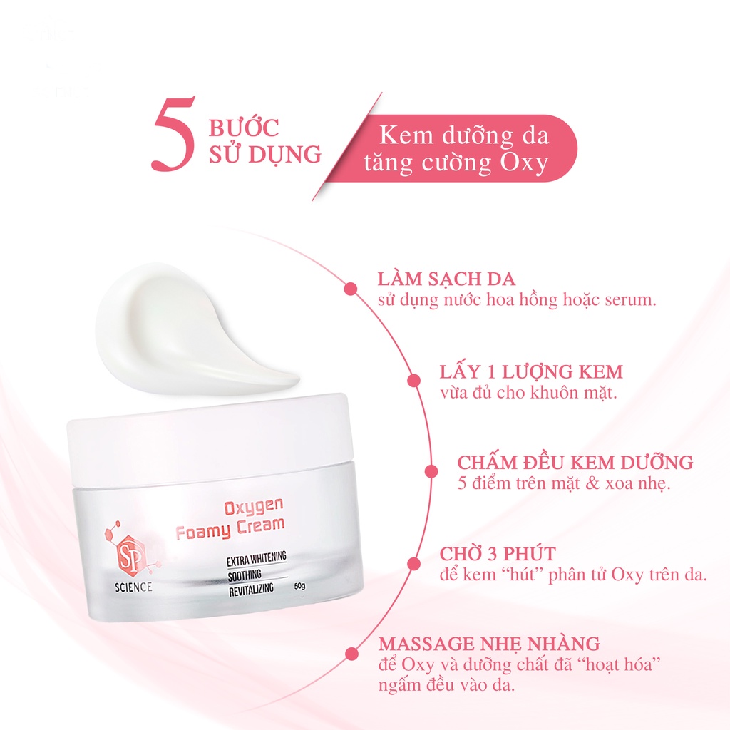KEM DƯỠNG DA TĂNG CƯỜNG OXY SPSCIENCE - OXYGEN FOAM CREAM