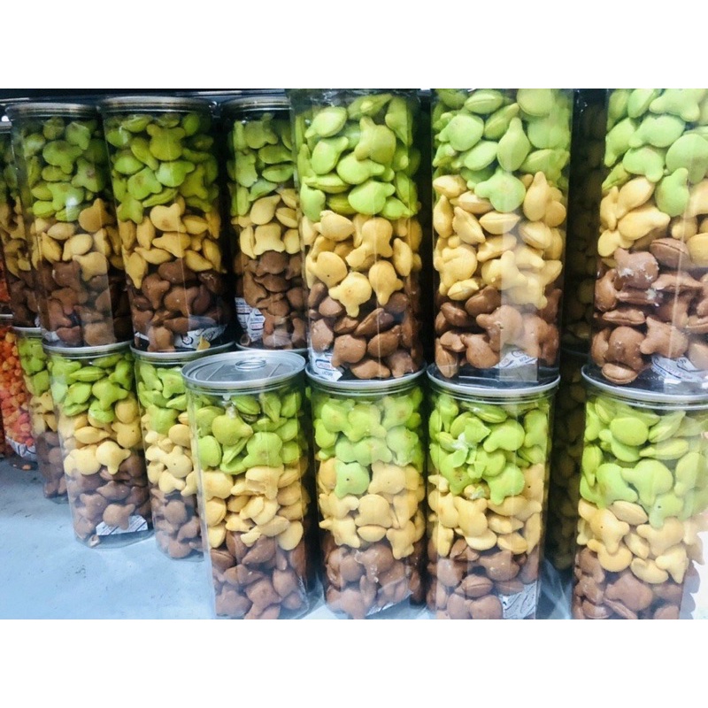 Bánh Gấu Nhân Kem Sữa Mix 3 Vị❤️Loại Đặc Biệt❤️Ngậy Thơm Ngon- hũ 300gr_ Đồ ăn Vặt CemLYHN | BigBuy360 - bigbuy360.vn