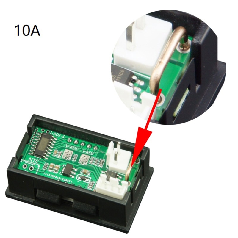 Vôn Kế Kỹ Thuật Số 10A / 50A / 100A Có Đèn LED