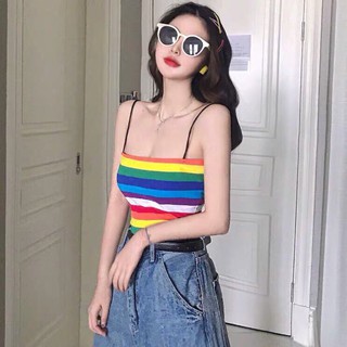 [ Hỗ trợ 10k đơn 20k ] Áo 2 dây 7 màu - cherrystore1996